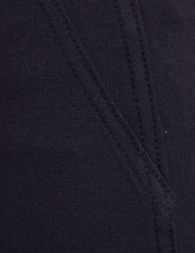 Pantalon jogging réversible bleu foncé femme