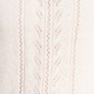 Pull col tunisien ecru femme