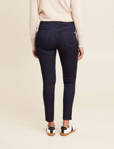 Jeans léger taille standard 7/8ème denim brut femme