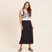 Robe avec haut crochet noir femme