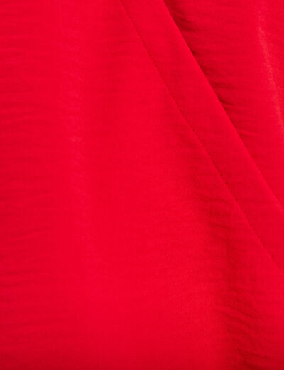 Combinaison pantalon droite rouge femme
