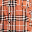 Chemise manches longues orange femme