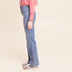 Jean coupe bootcut taille haute denim double stone femme