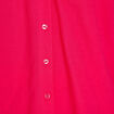 Blouse manches courtes rose fushia femme
