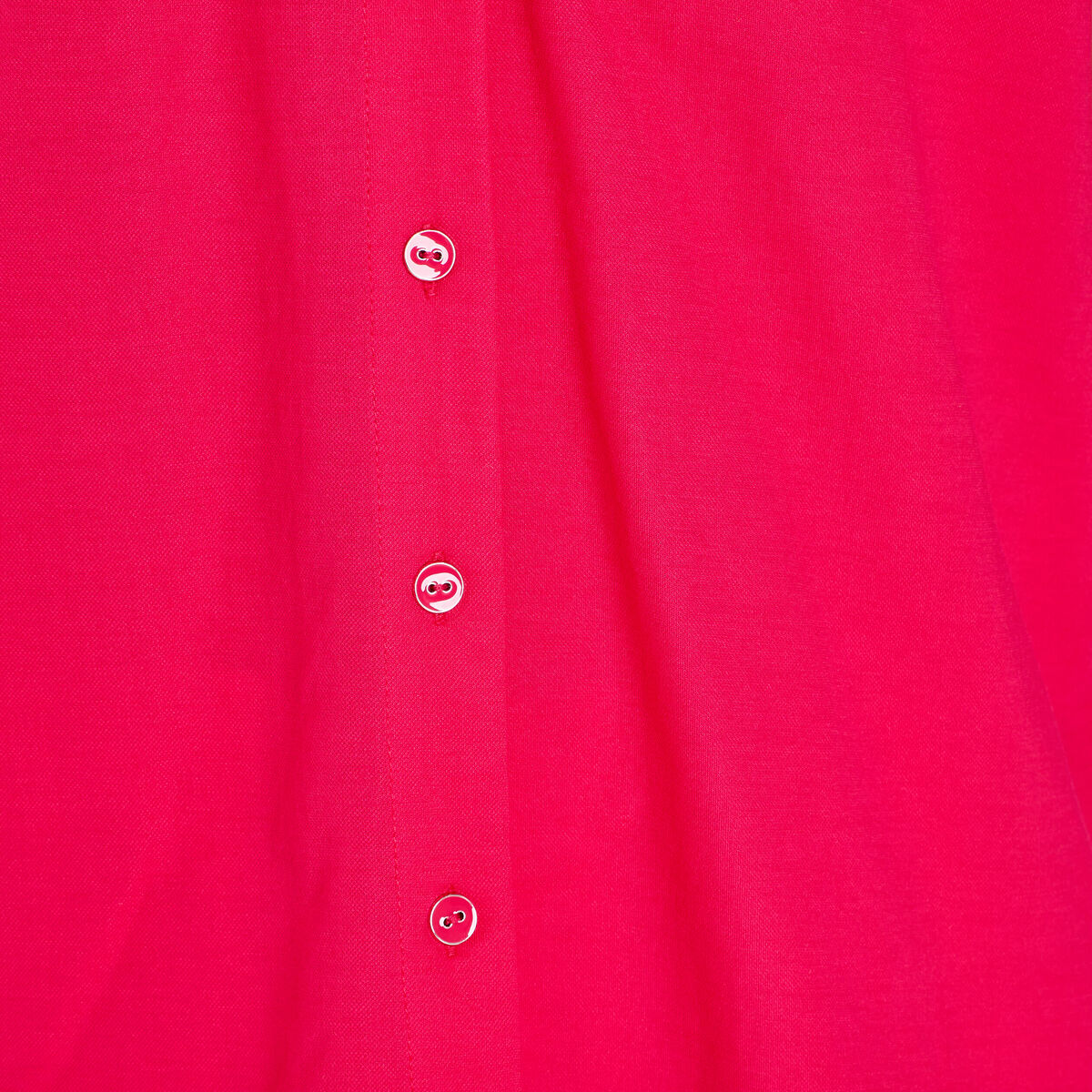 Blouse manches courtes rose fushia femme