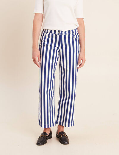 Pantalon bleu femme