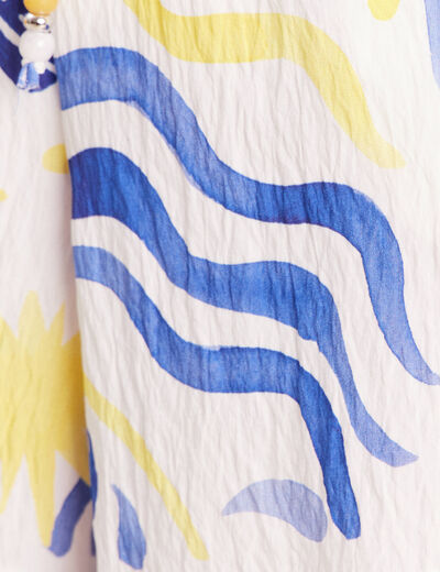 Short bleu femme
