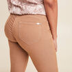Pantalon magique Le L&eacute;ger coupe ajust&eacute;e marron femme