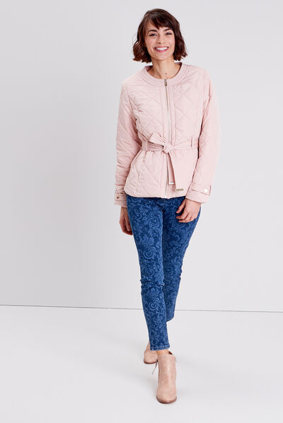 Jean ajusté denim stone femme