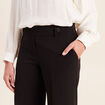 Pantalon taille haute noir femme