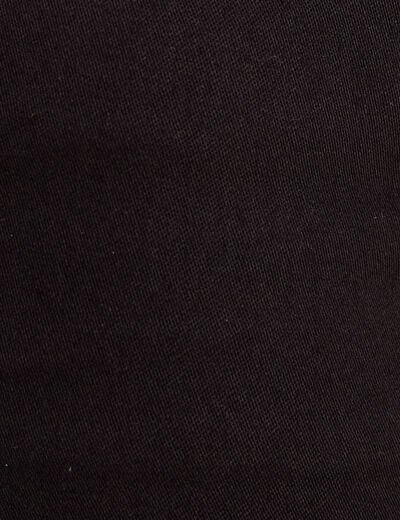 Pantalon droit taille haute noir femme