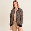 Gilet réversible manches longues noir femme
