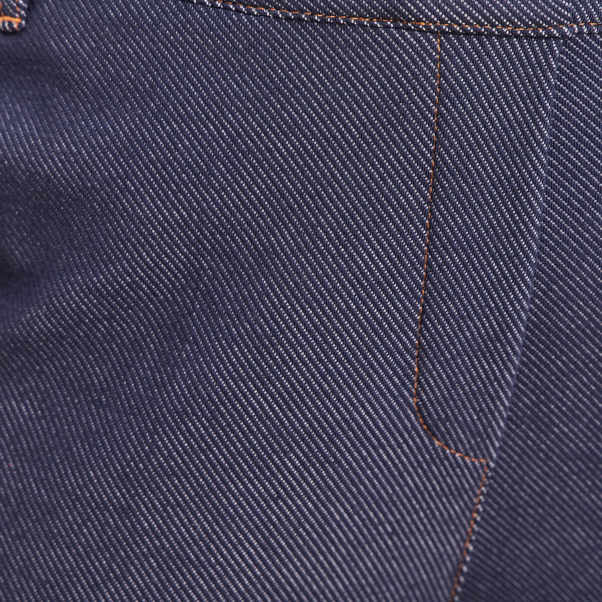 Jean large 7/8&egrave;me denim brut femme