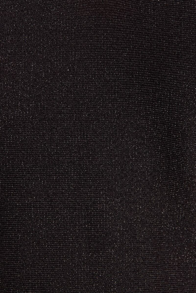 Pull manches longues noir femme