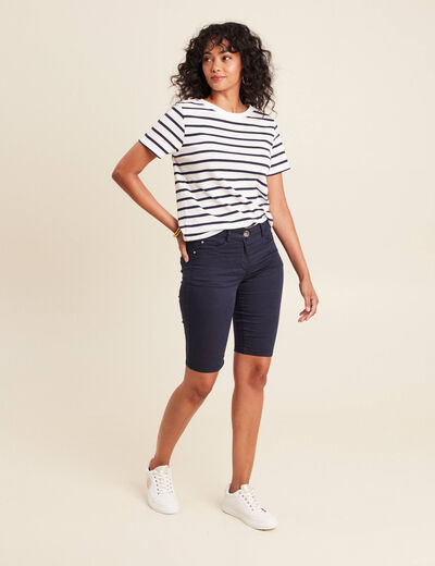 Bermuda magique le Léger bleu marine femme