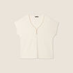 T-shirt manches courtes ecru femme