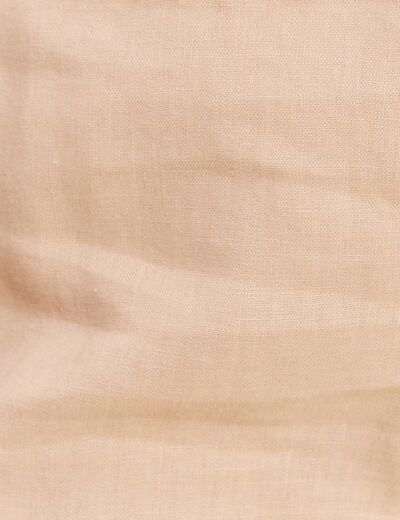 Pantalon flou ceinturé sable femme