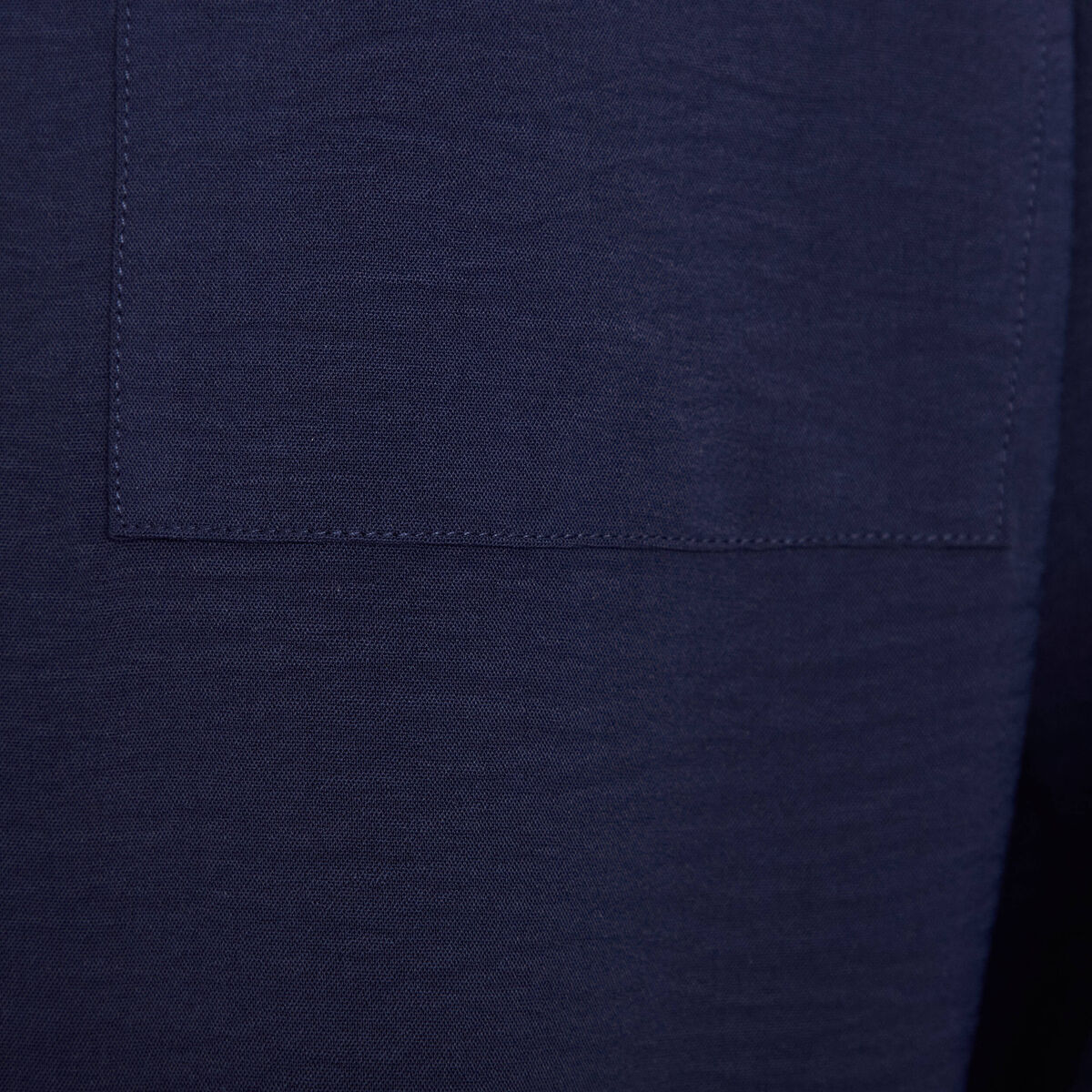 Chemise manches longues bleu marine femme
