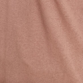 T-shirt manches courtes col en V marron cognac femme