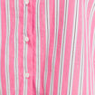 Chemise manches longues en coton strass rose femme