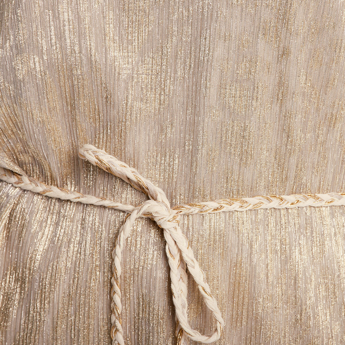 T-shirt manches courtes beige femme