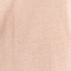 T-shirt col v manches courtes aspect lin sable femme