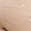 Pantalon magique L'Unique effet brillant taupe femme