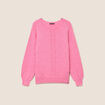 Pull confectionn&eacute; en France rose fushia femme