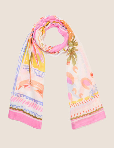 Foulard multicolore femme