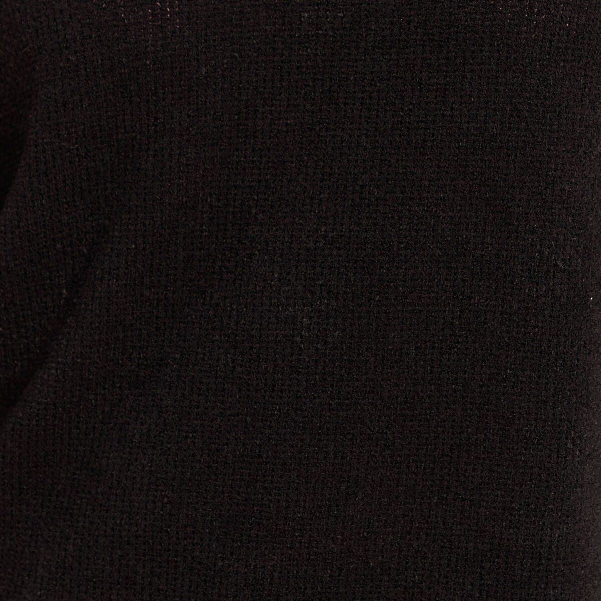 T-shirt col chemise manches 3/4 noir femme