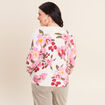 Pull manches longues multicolore femme
