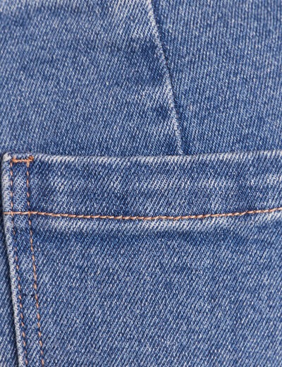 Bermuda en denim denim stone femme