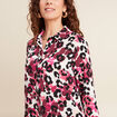 Chemise manches longues bordeaux femme
