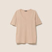 T-shirt manches courtes sable femme