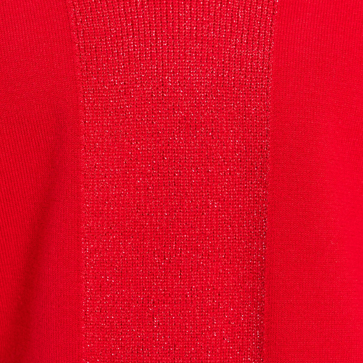 Pull manches longues rouge femme