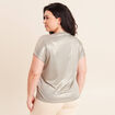 T-shirt manches courtes vert clair femme