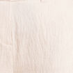 Pantalon large taille haute beige femme