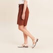 Bermuda marron femme