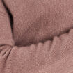 Pull en cachemire col v couleur cuivre femme