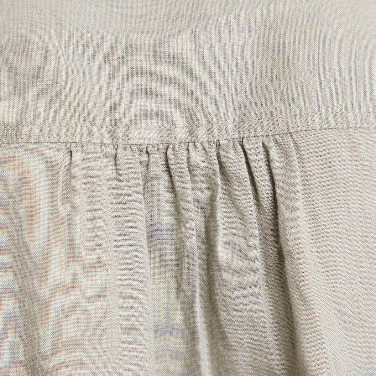 Chemise manches 3/4 vert clair femme