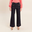 Jean large denim brut femme