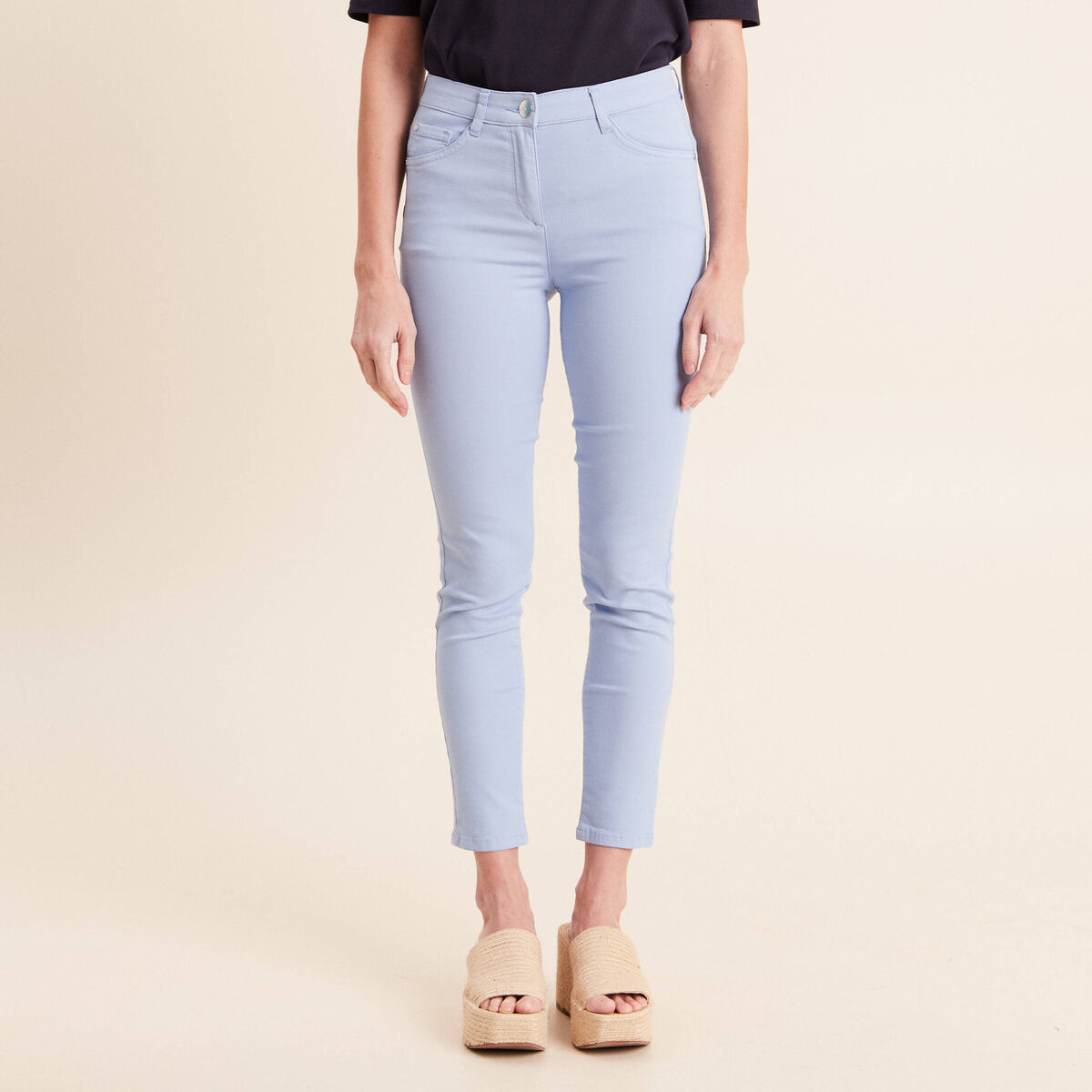 Pantalon magique Le L&eacute;ger coupe ajust&eacute;e bleu ciel femme