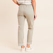 Pantalon coupe mom 7/8&egrave;me vert clair femme