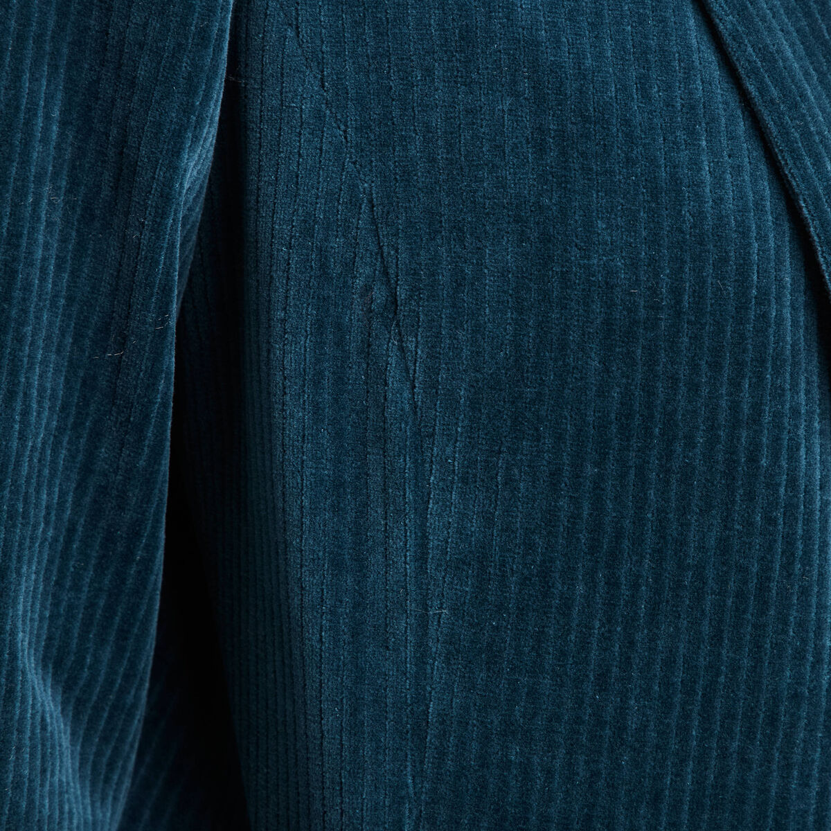 Gilet de tailleur en velours ras marine - NAIS | GERARD DAREL