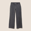 Jean denim gris femme