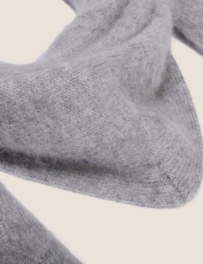 &Eacute;charpe gris clair femme