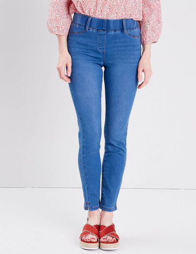 Tregging taille standard denim double stone femme