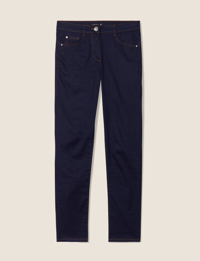 Jeans léger taille standard 7/8ème denim brut femme