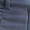 Pantalon enduit ajust&eacute; taille bascul&eacute;e bleu fonc&eacute; femme