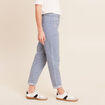 Jean coupe mom 7/8&egrave;me bleu femme